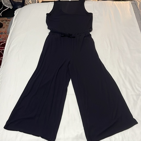 Daily Ritual Navy Jumpsuit with Pockets - Picture 3 of 5
